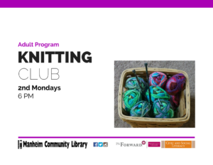 Knitting Club Flyer