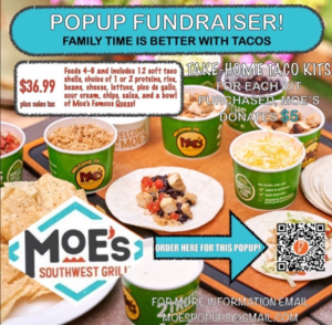 Moes Popup Fundraiser Flyer